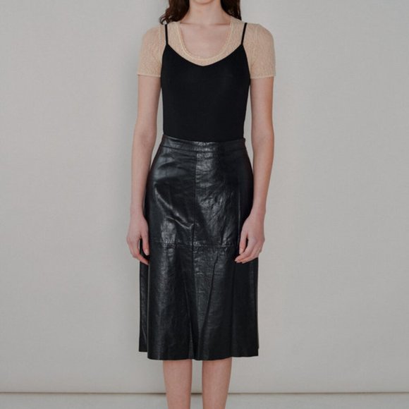 GAP Dresses & Skirts - Gap Leather Panel Skirt